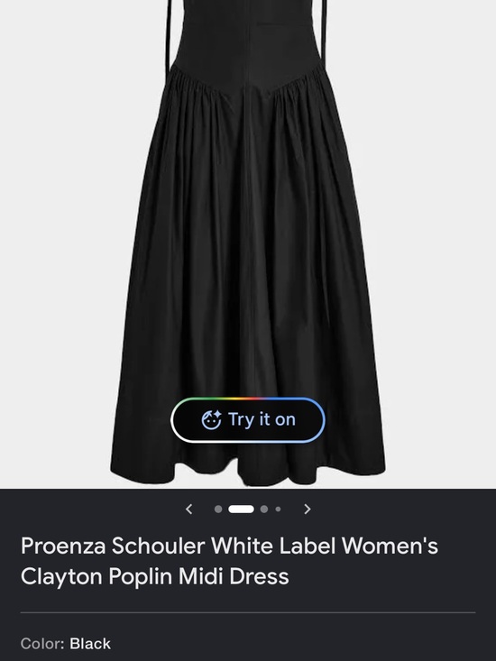 Proenza Schouler Dresses & Skirts - Proenza Schouler Black Maxi Dress with Gathered Skirt